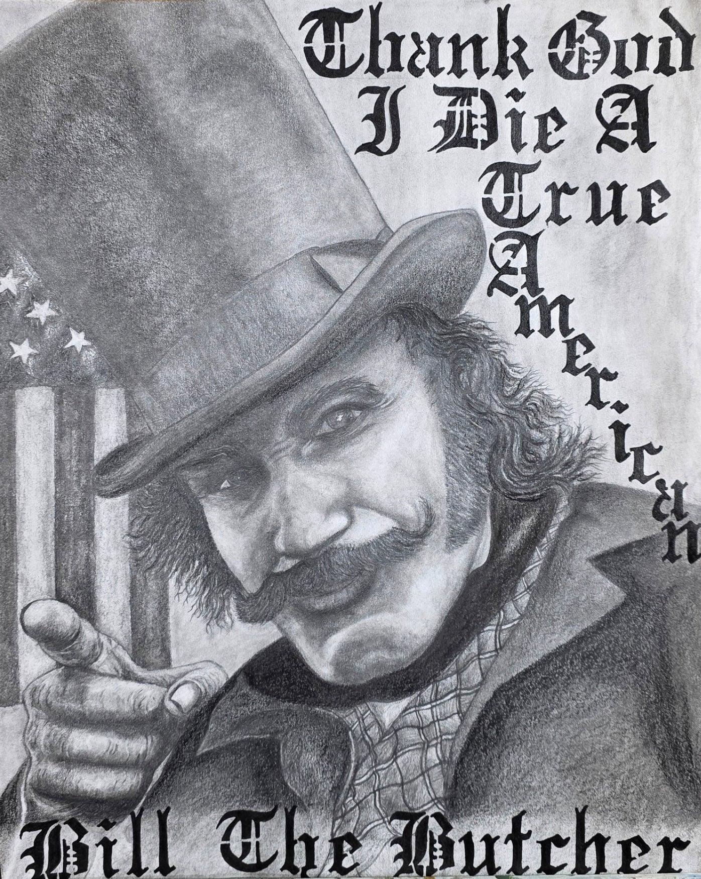 Bill The Butcher "True American" 11x14